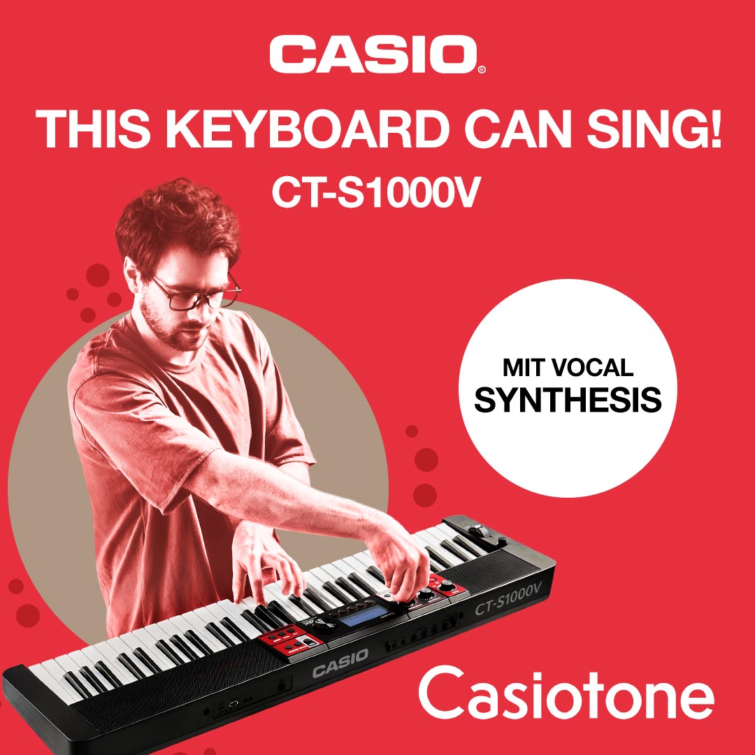CASIO CT-S1000V Casiotone Keyboard Vocal Synthesis