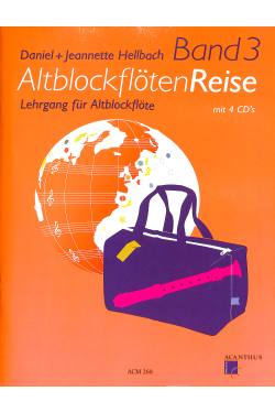 Altblockflöten Reise 3 + 4 CD's/Hellbach