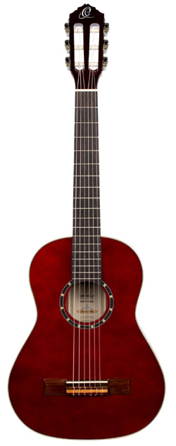 ORTEGA R 121-3/4WR Konzertgitarre 3/4 rot+Tasche