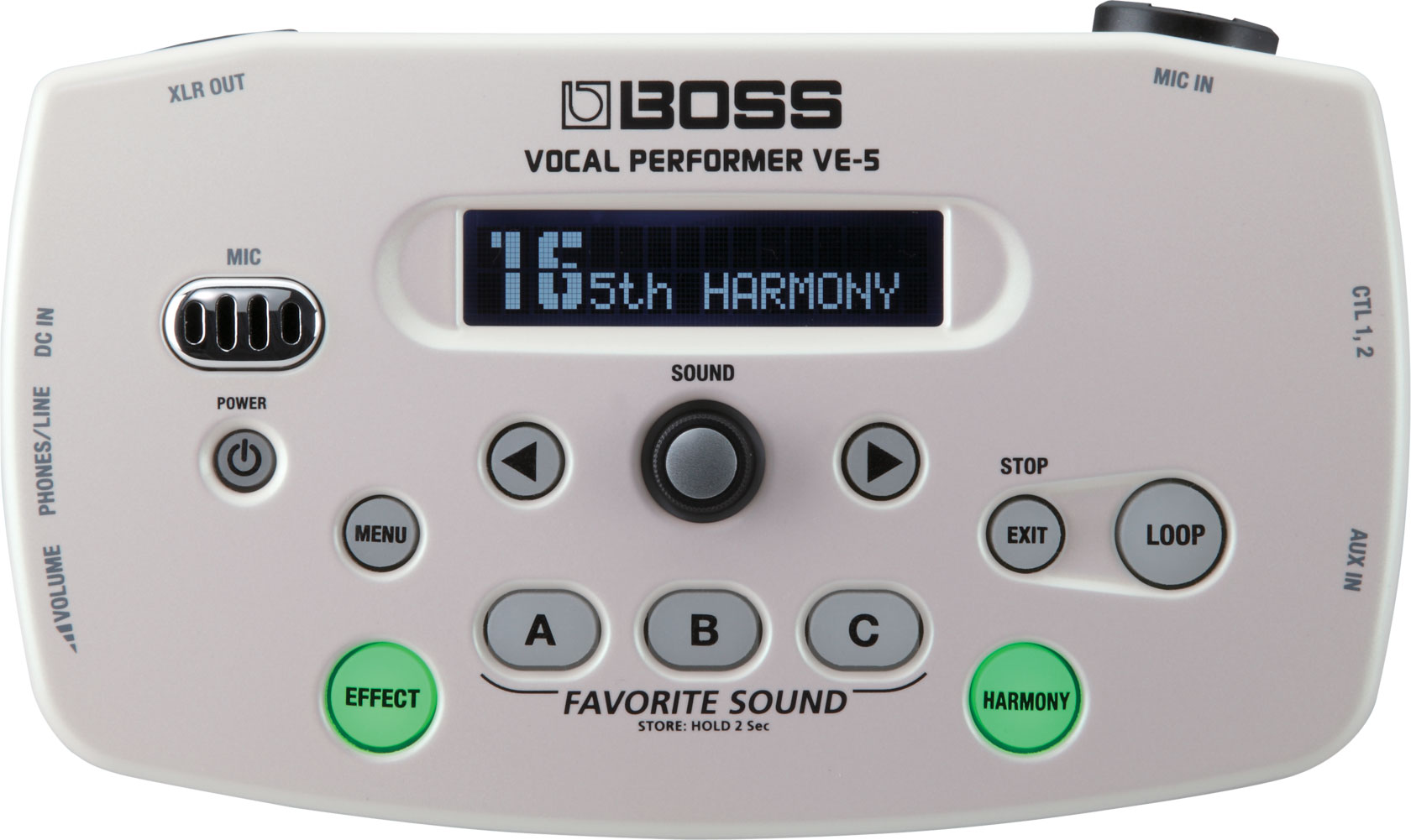 BOSS VE-5-WH Vocal Performer