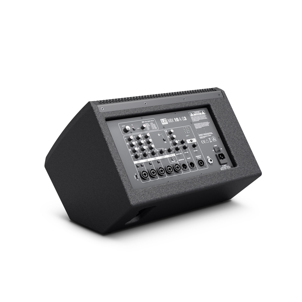 LD Systems MIX 10 A G3 - 2-Weg Aktiv-Lautsprecher mit integriertem 7-Kanal-Mixer