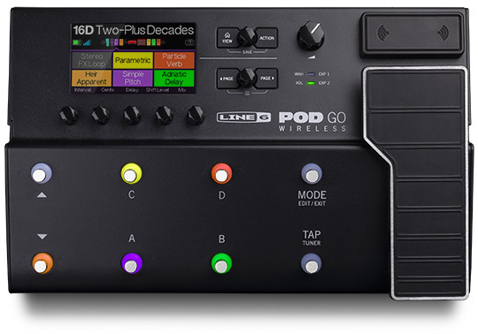 LINE 6 POD GO WIRELESS E-Gitarren Effektprozessor